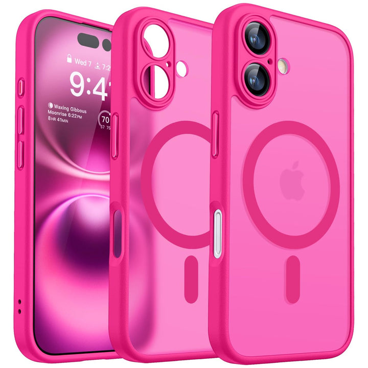 MagShield for iPhone 16 Plus - Hot Pink - DOKUTRONIX