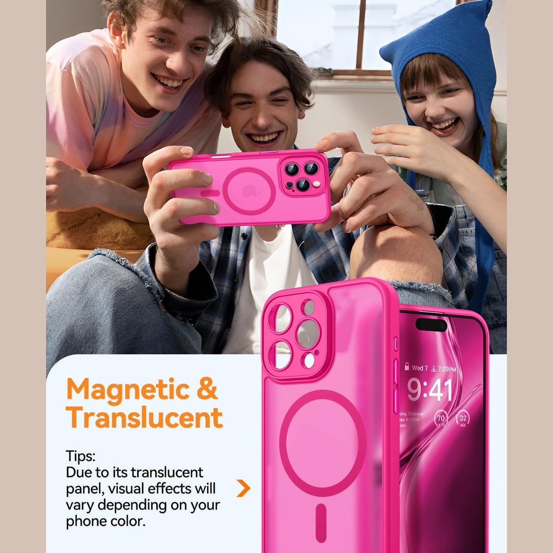 MagShield for iPhone 16 Plus - Hot Pink - DOKUTRONIX