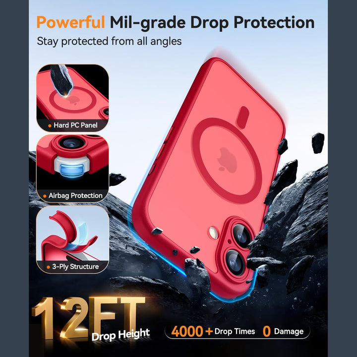 MagShield for iPhone 16 Plus - Hot Pink - DOKUTRONIX