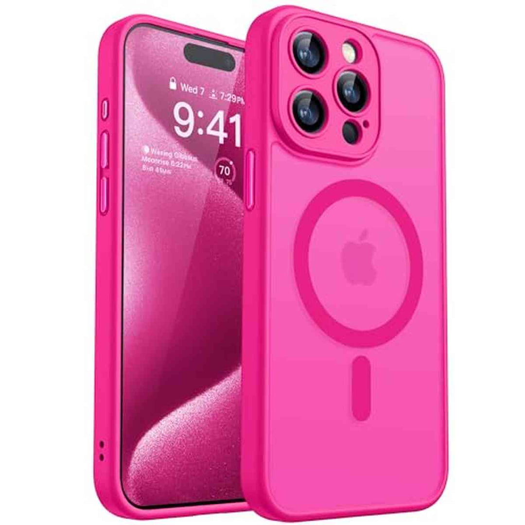 MagShield for iPhone 16 Plus - Hot Pink - DOKUTRONIX