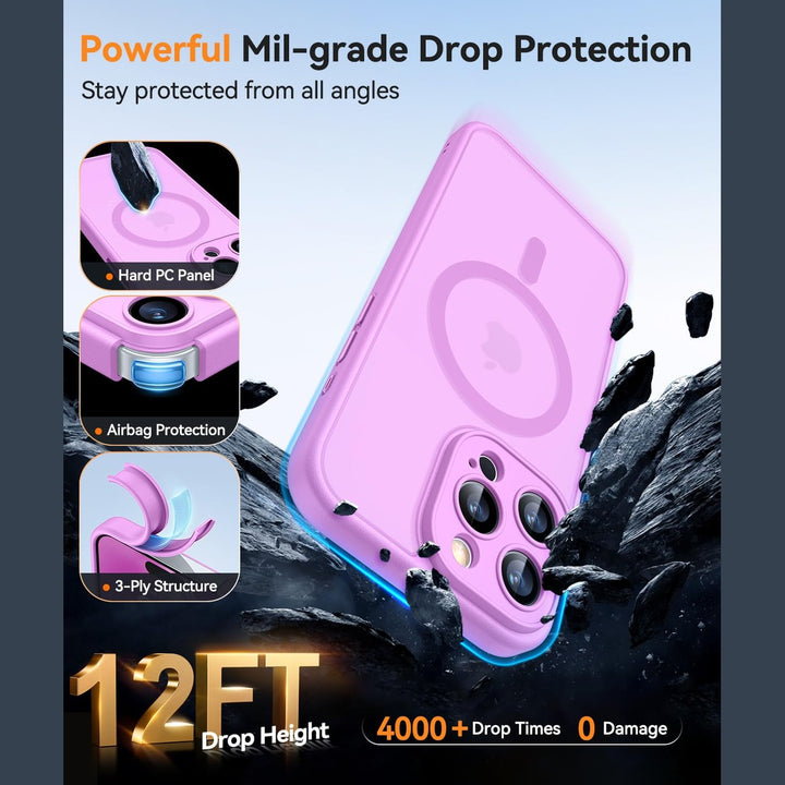 MagShield for iPhone 16 Plus - Hot Pink - DOKUTRONIX