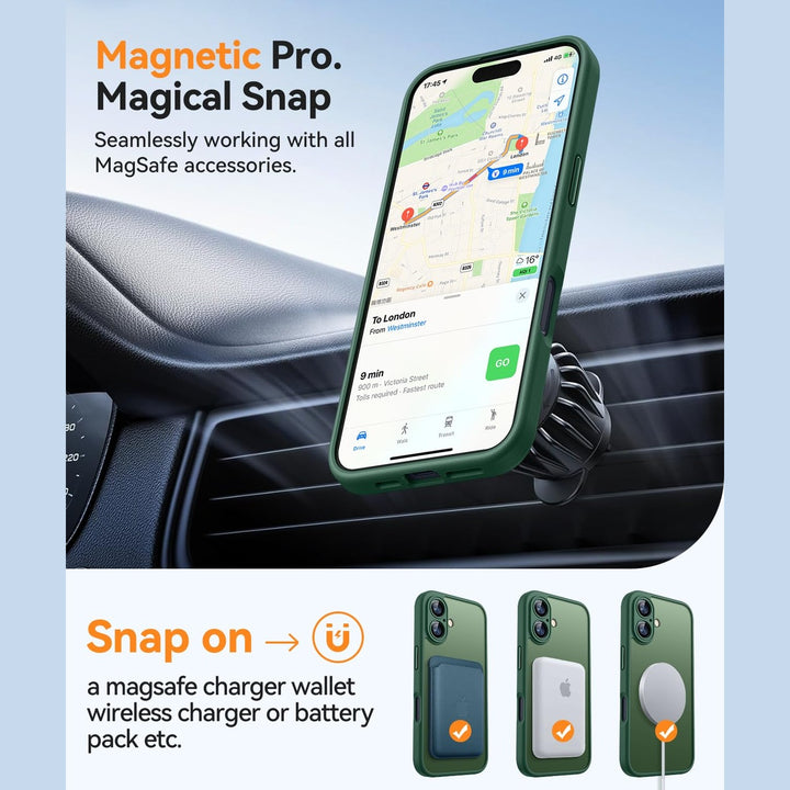 MagShield for iPhone 16 Plus - Hot Pink - DOKUTRONIX