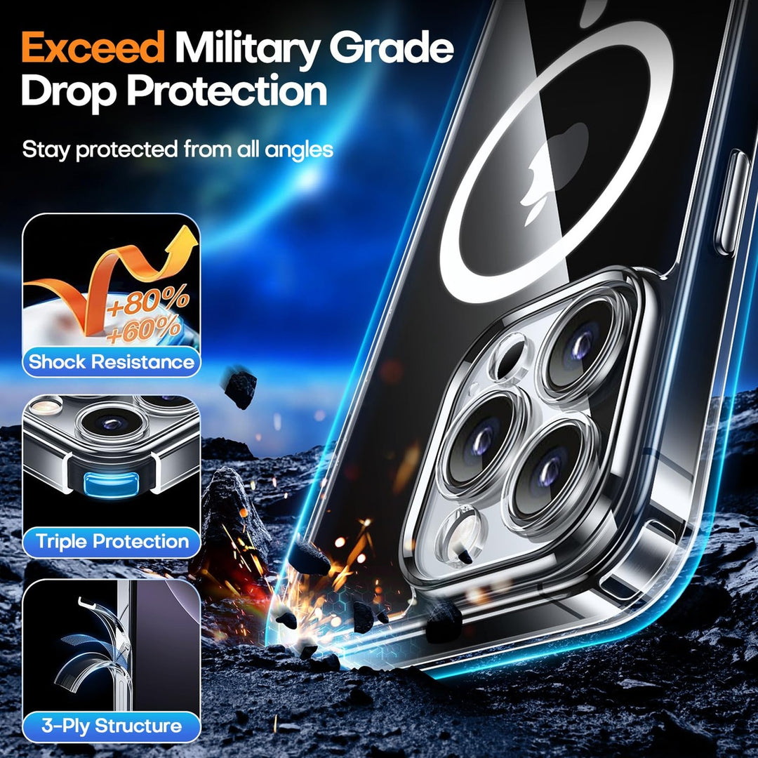 MagShield for iPhone 16 Plus - Hot Pink - DOKUTRONIX