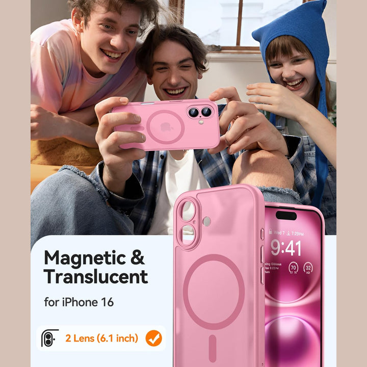 MagShield for iPhone 16 Plus - Hot Pink - DOKUTRONIX