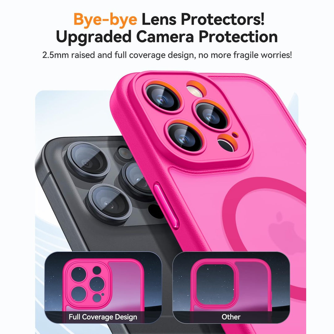 MagShield for iPhone 16 Plus - Hot Pink - DOKUTRONIX