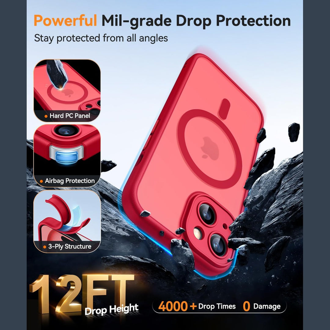 MagShield for iPhone 16 Plus - Hot Pink - DOKUTRONIX