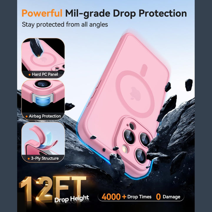 MagShield for iPhone 16 Plus - Hot Pink - DOKUTRONIX