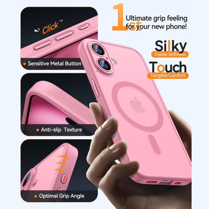 MagShield for iPhone 16 Plus - Hot Pink - DOKUTRONIX