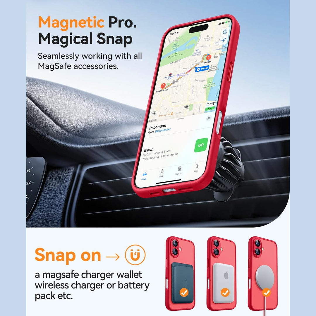 MagShield for iPhone 16 Plus - Hot Pink - DOKUTRONIX