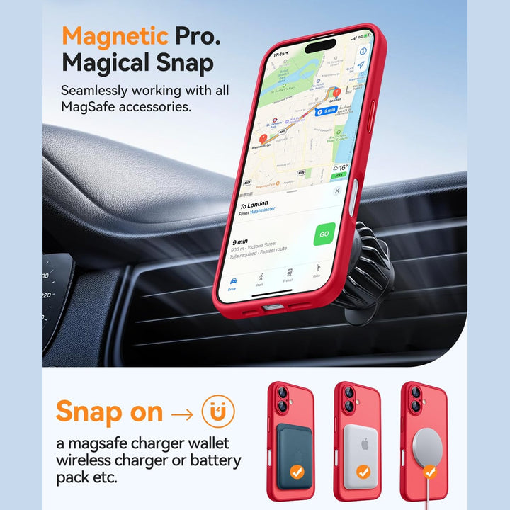 MagShield for iPhone 16 Plus - Hot Pink - DOKUTRONIX