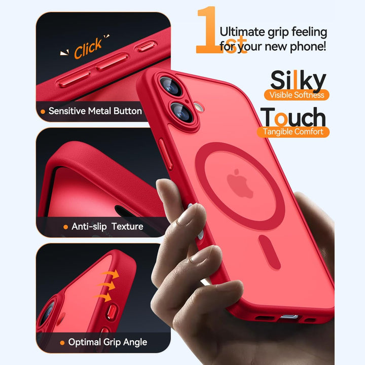 MagShield for iPhone 16 Plus - Hot Pink - DOKUTRONIX