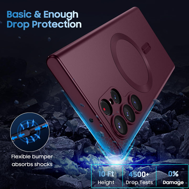 MAKAVO SlimMag Matte Case for Galaxy S22 Ultra - DOKUTRONIX