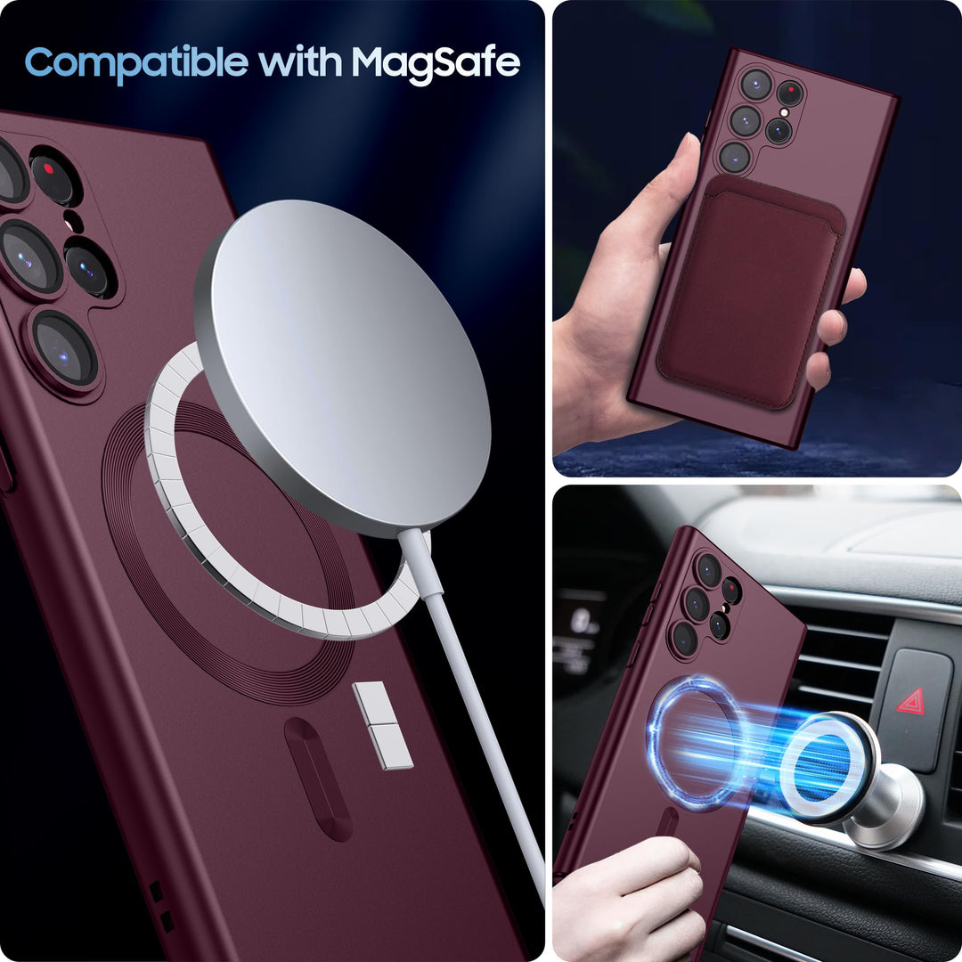 MAKAVO SlimMag Matte Case for Galaxy S22 Ultra - DOKUTRONIX