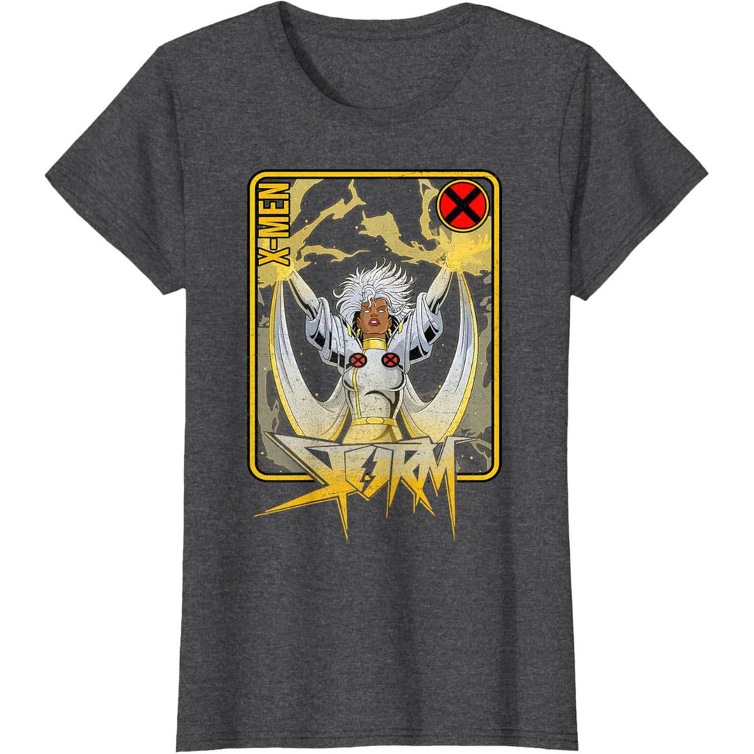 X-Men Storm Card Tee: Power in Every Play - DOKUTRONIX