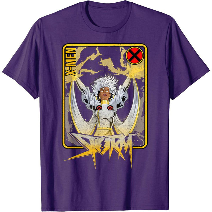X-Men Storm Card Tee: Power in Every Play - DOKUTRONIX