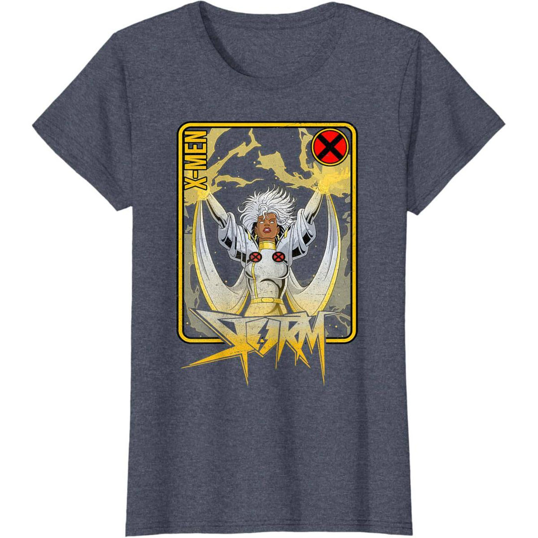 X-Men Storm Card Tee: Power in Every Play - DOKUTRONIX