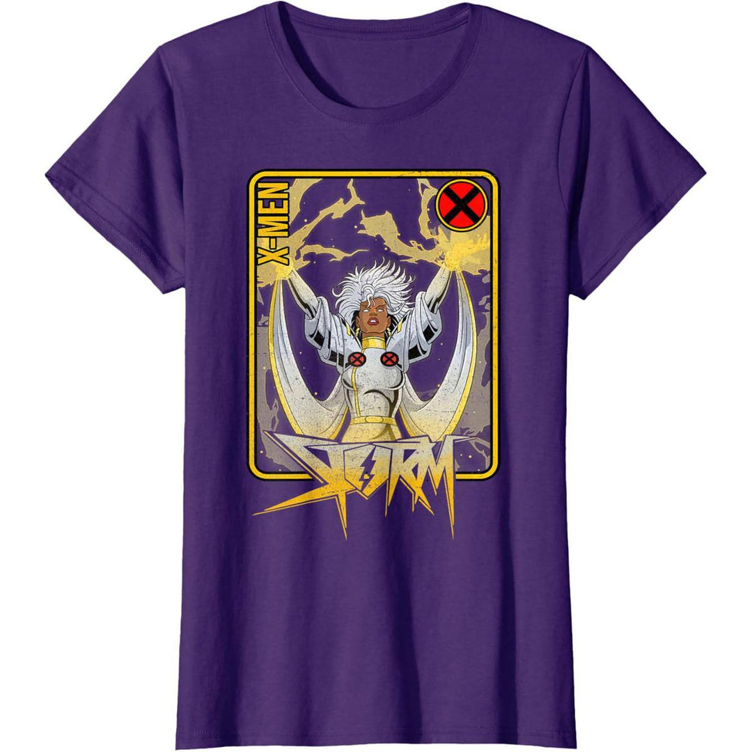 X-Men Storm Card Tee: Power in Every Play - DOKUTRONIX