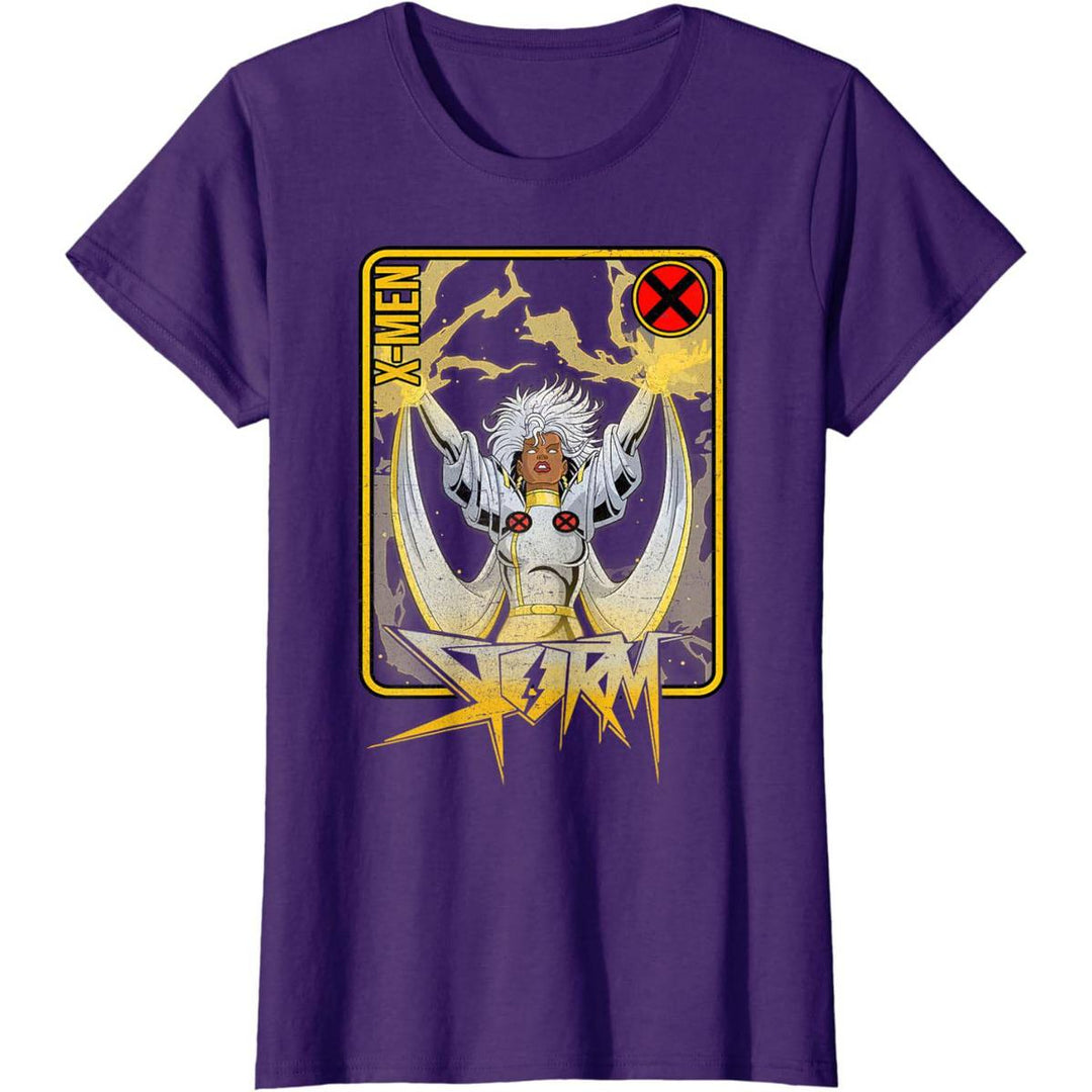 X-Men Storm Card Tee: Power in Every Play - DOKUTRONIX