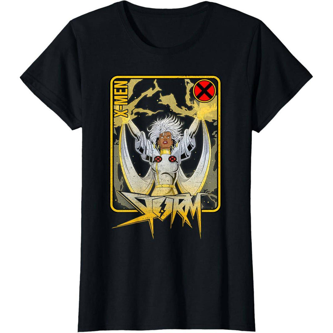 X-Men Storm Card Tee: Power in Every Play - DOKUTRONIX