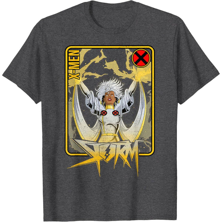 X-Men Storm Card Tee: Power in Every Play - DOKUTRONIX