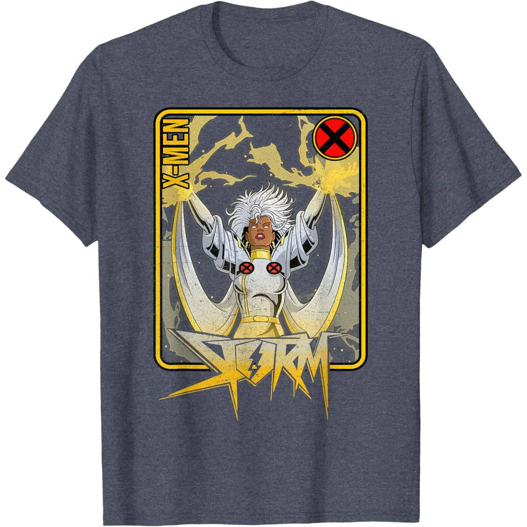 X-Men Storm Card Tee: Power in Every Play - DOKUTRONIX