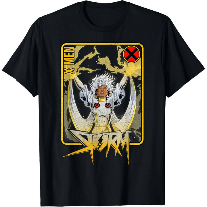 X-Men Storm Card Tee: Power in Every Play - DOKUTRONIX