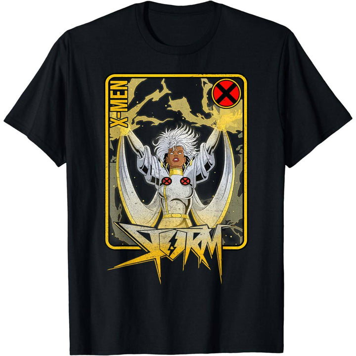 X-Men Storm Card Tee: Power in Every Play - DOKUTRONIX