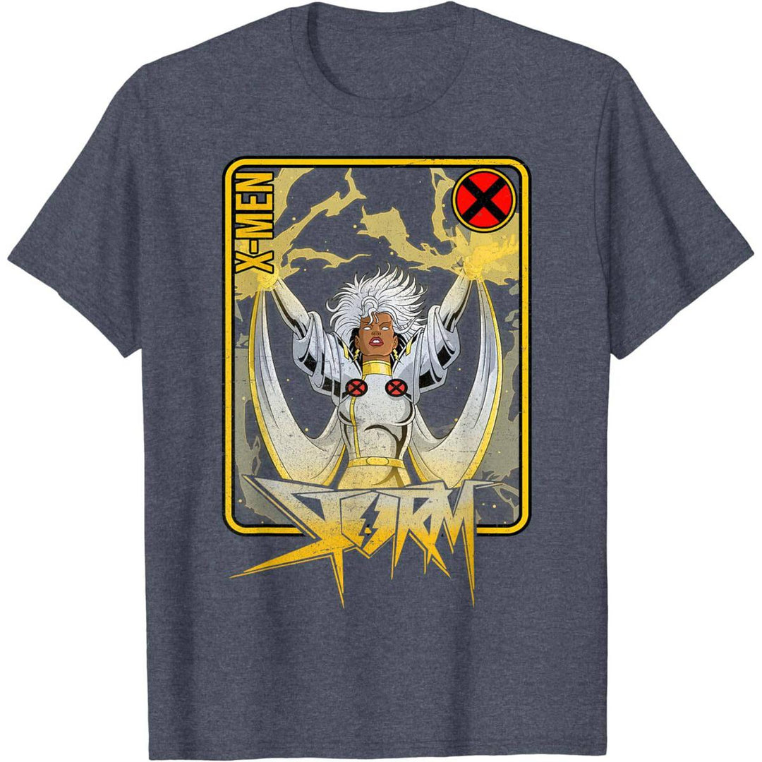 X-Men Storm Card Tee: Power in Every Play - DOKUTRONIX