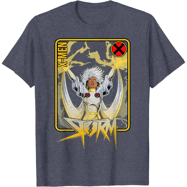 X-Men Storm Card Tee: Power in Every Play - DOKUTRONIX