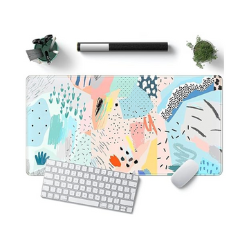 Spring Boho Cute Desk Pad - Large Mouse Pad 31.5x15.7 in
