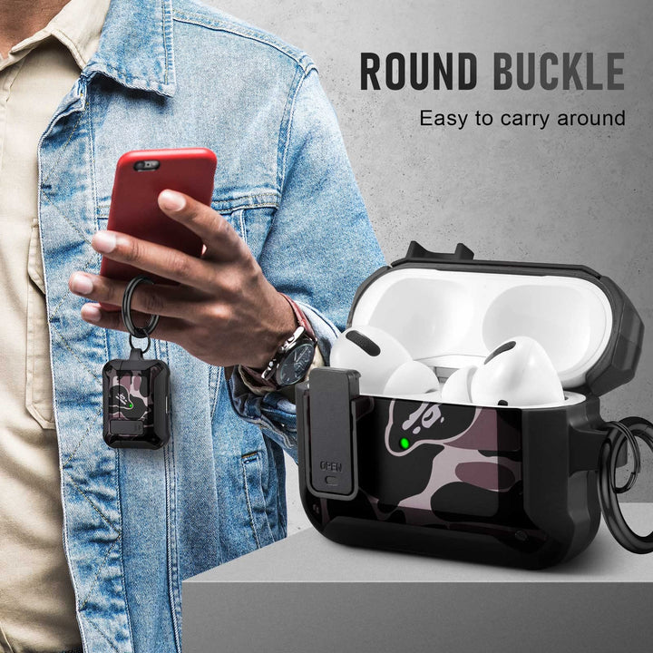 Maxjoy Carbon Fiber AirPods Case with Keychain - DOKUTRONIX