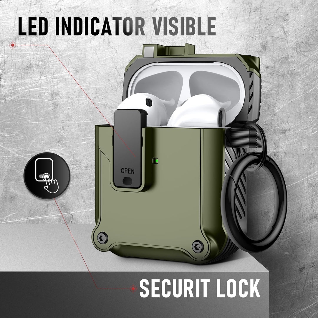 Maxjoy Carbon Fiber AirPods Case with Keychain - DOKUTRONIX