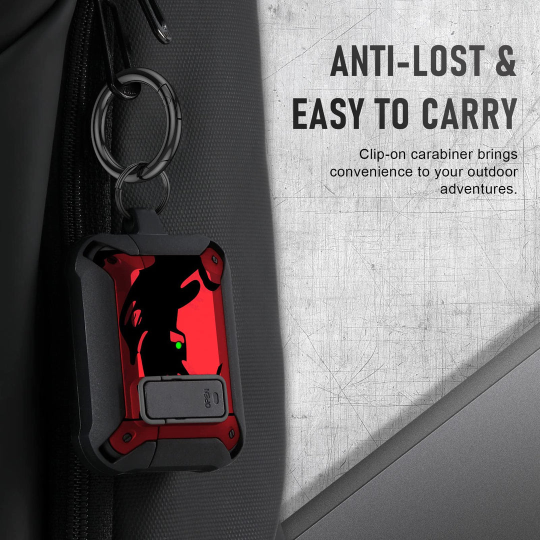 Maxjoy Carbon Fiber AirPods Case with Keychain - DOKUTRONIX