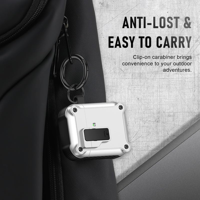 Maxjoy Carbon Fiber AirPods Case with Keychain - DOKUTRONIX