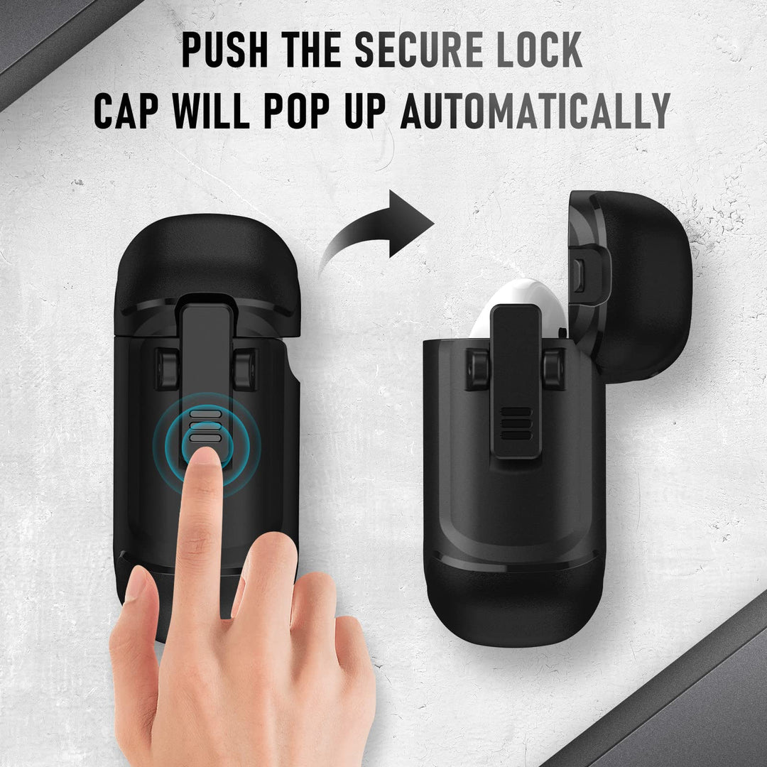 Maxjoy Carbon Fiber AirPods Case with Keychain - DOKUTRONIX