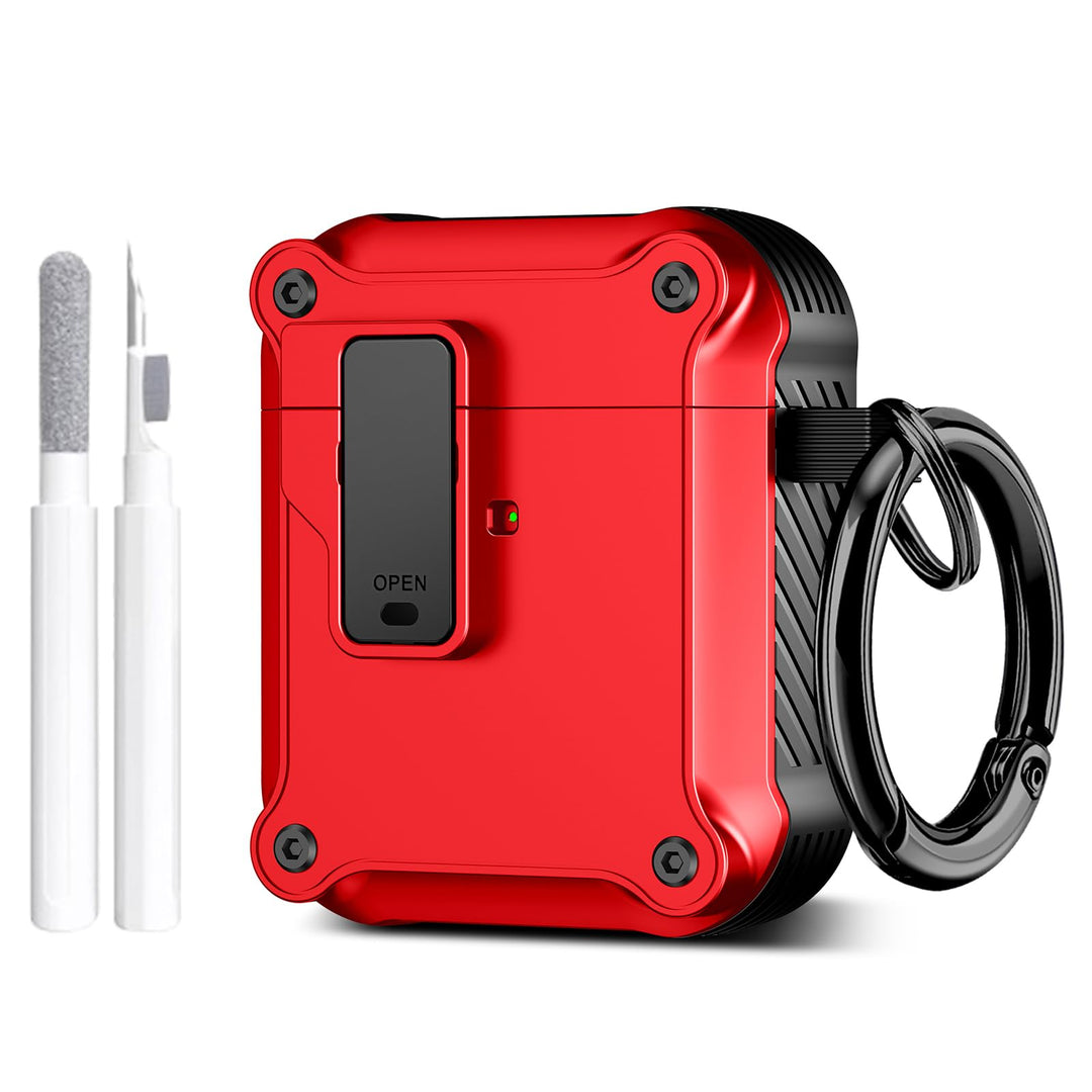 Maxjoy Carbon Fiber AirPods Case with Keychain - DOKUTRONIX