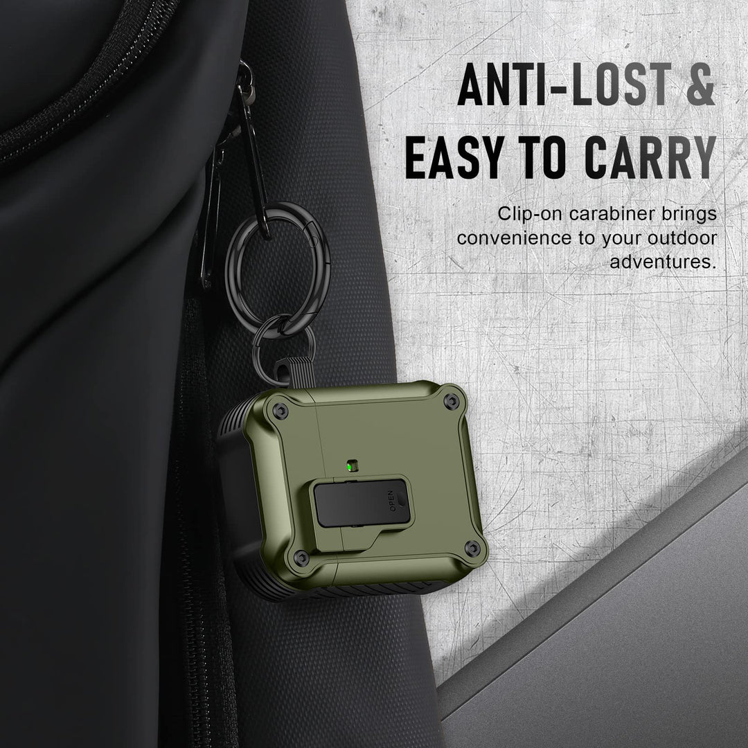 Maxjoy Carbon Fiber AirPods Case with Keychain - DOKUTRONIX