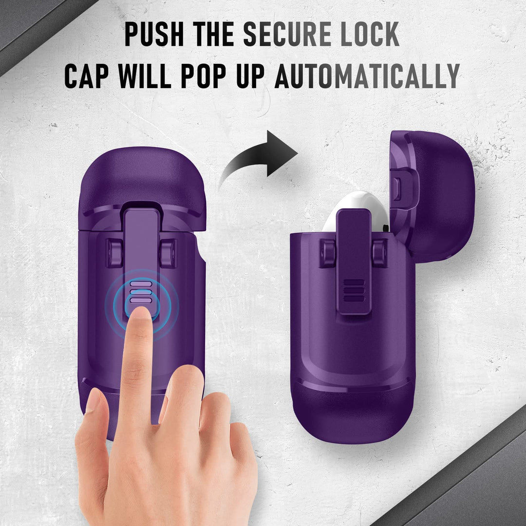 Maxjoy Carbon Fiber AirPods Case with Keychain - DOKUTRONIX