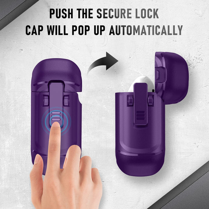 Maxjoy Carbon Fiber AirPods Case with Keychain - DOKUTRONIX