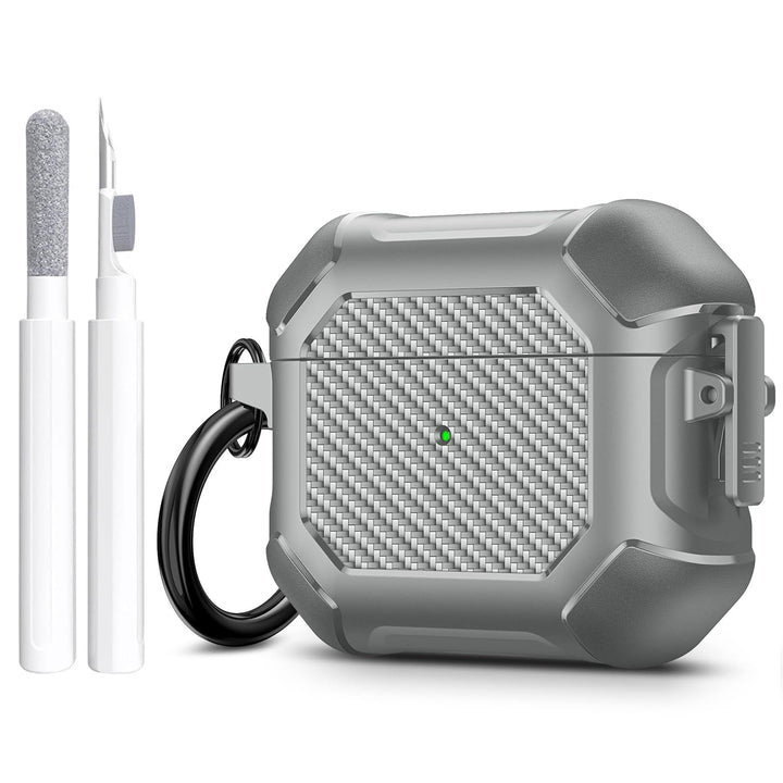 Maxjoy Carbon Fiber AirPods Case with Keychain - DOKUTRONIX