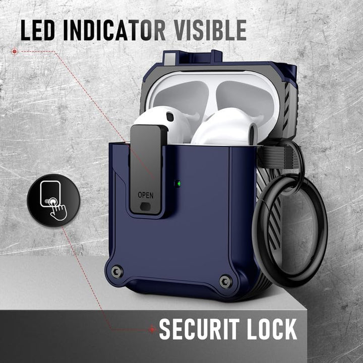 Maxjoy Carbon Fiber AirPods Case with Keychain - DOKUTRONIX