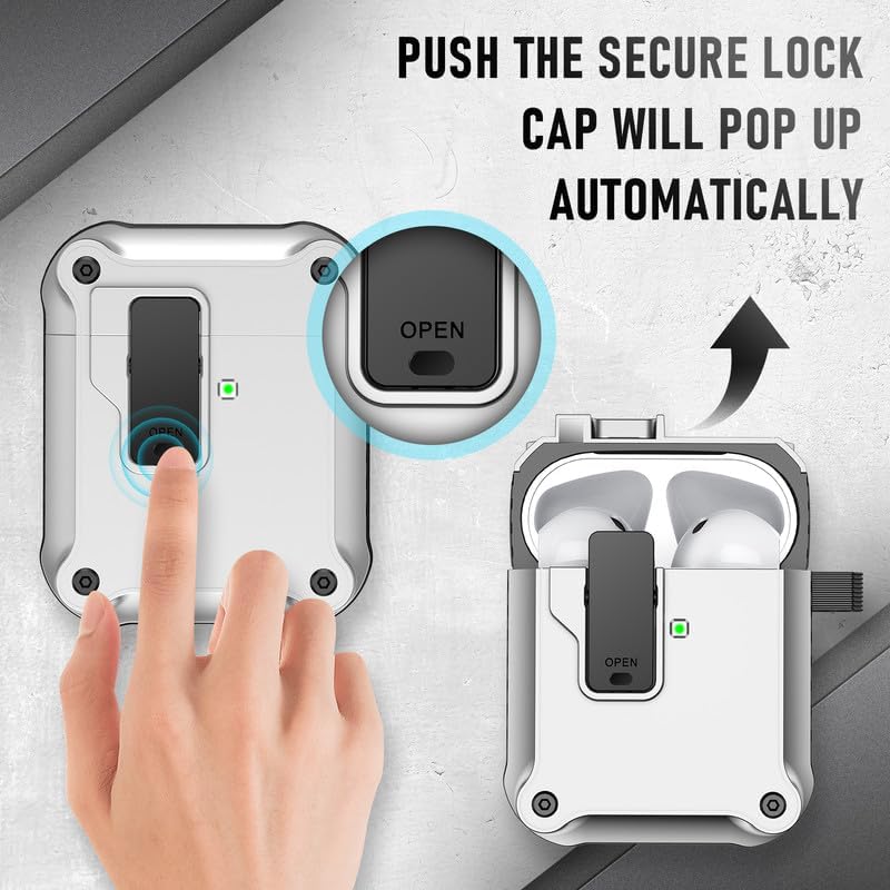 Maxjoy Carbon Fiber AirPods Case with Keychain - DOKUTRONIX