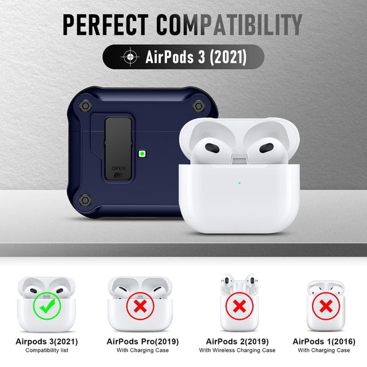 Maxjoy Carbon Fiber AirPods Case with Keychain - DOKUTRONIX