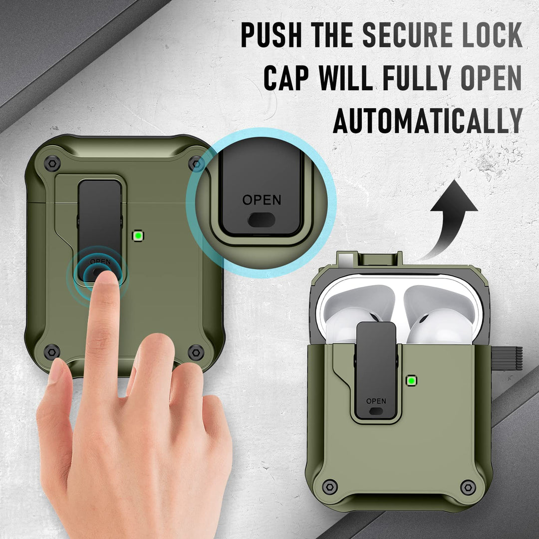 Maxjoy Carbon Fiber AirPods Case with Keychain - DOKUTRONIX