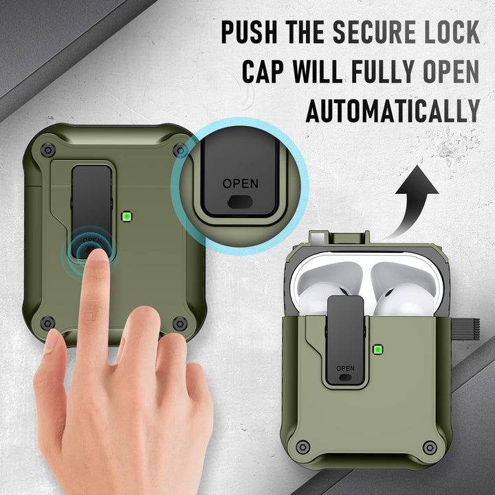 Maxjoy Carbon Fiber AirPods Case with Keychain - DOKUTRONIX