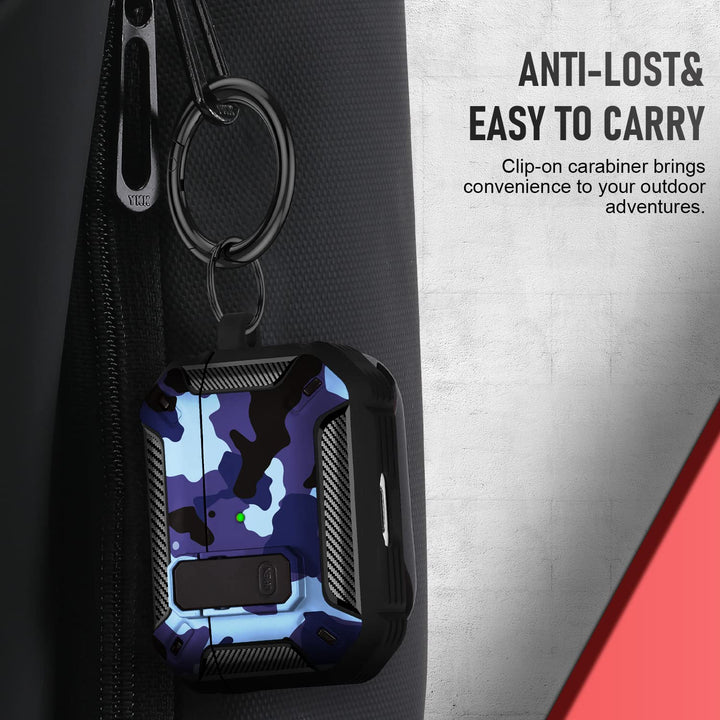 Maxjoy Carbon Fiber AirPods Case with Keychain - DOKUTRONIX