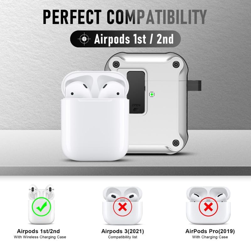 Maxjoy Carbon Fiber AirPods Case with Keychain - DOKUTRONIX