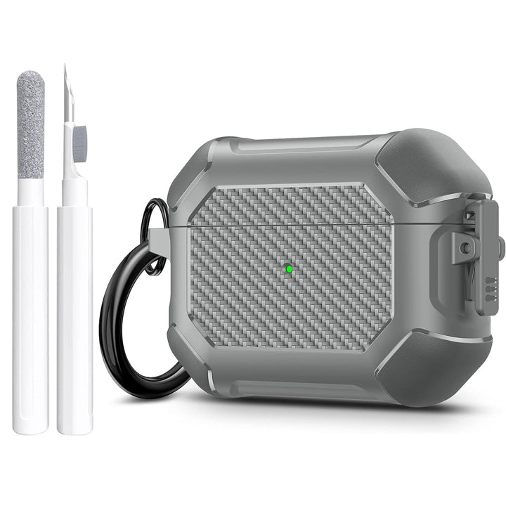 Maxjoy Carbon Fiber AirPods Case with Keychain - DOKUTRONIX