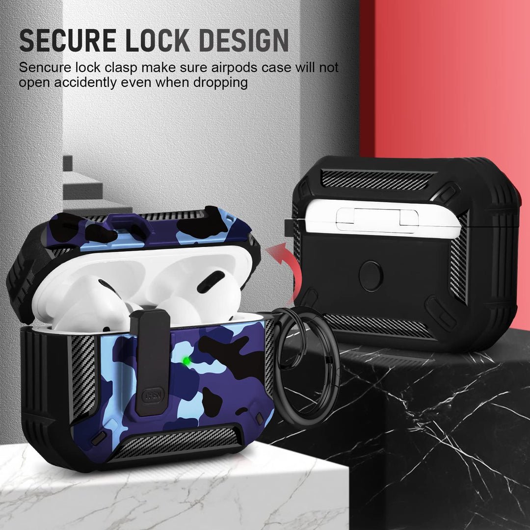 Maxjoy Carbon Fiber AirPods Case with Keychain - DOKUTRONIX