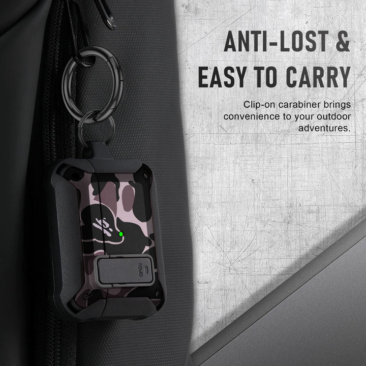 Maxjoy Carbon Fiber AirPods Case with Keychain - DOKUTRONIX